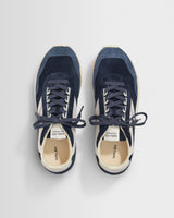 Walsh - Navy And White Suede Ensign Trainers