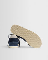 Walsh - Navy And White Suede Ensign Trainers