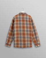 Whiting - Caramel And Ecru Giles Check Overshirt