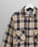 Whiting - Navy And Ecru Alley Check Overshirt