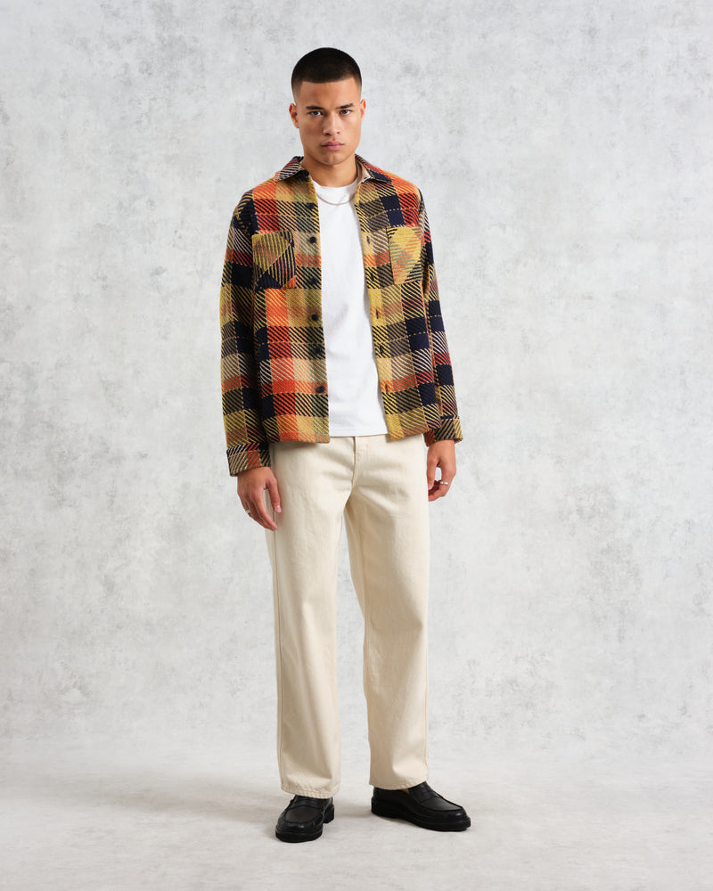 Whiting - Khaki Cheltenham Check Overshirt