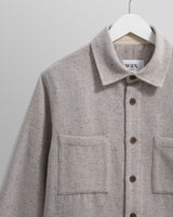 Whiting - Blue Fleck Wool Overshirt