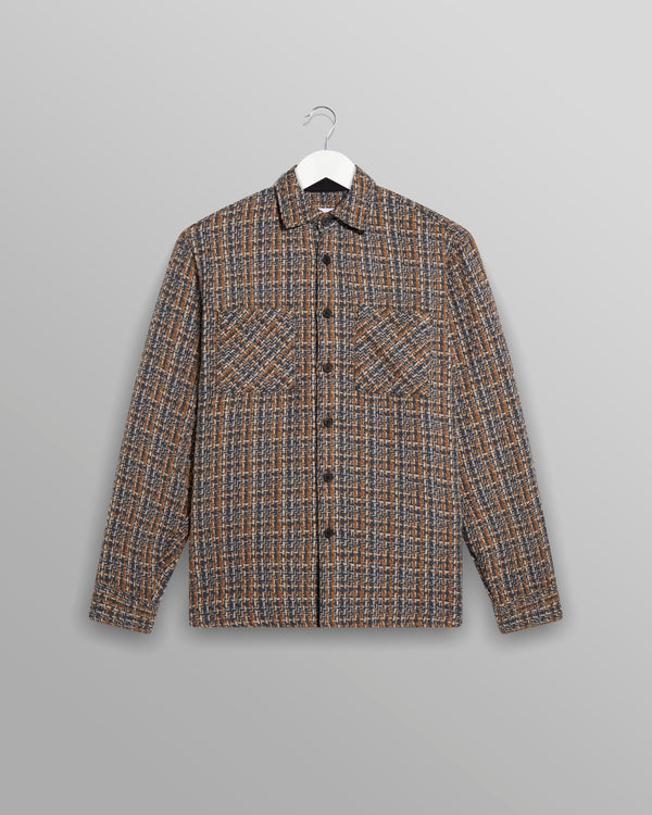 Whiting Overshirt Charcoal Eden Check