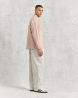 Whiting Overshirt Pink/Ecru Stepney