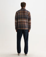 WHITING OVERSHIRT ARI WOOL BLEND CHECK OATMEAL / MULTI