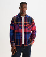 WHITING OVERSHIRT BOLD CHECK PURPLE / RED