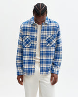 Whiting - Blue And Ecru Oran Check Overshirt