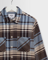 WHITING OVERSHIRT SERENE CHECK BLUE / ECRU