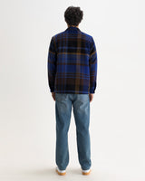 WHITING OVERSHIRT BOLD CHECK BLUE / BROWN