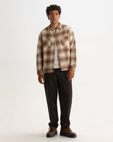 WHITING OVERSHIRT OVERLAP CHECK NATURAL / ECRU