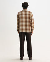 WHITING OVERSHIRT OVERLAP CHECK NATURAL / ECRU