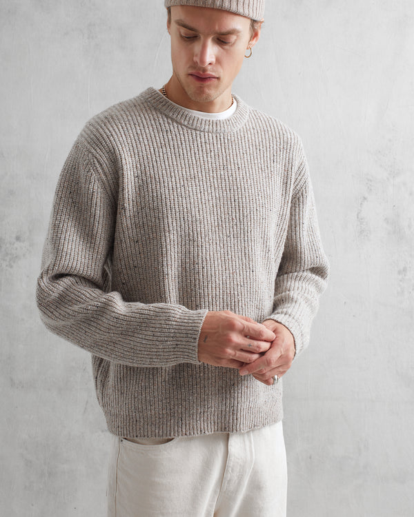 Wilde - Natural Fleck Wool Jumper