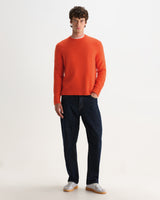 Wilde - Orange Fluffy Wool Crewneck