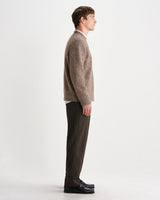 WILDE CREW WOLL-MOHAIR-ZWIRN BRAUN / GRAU