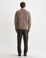 WILDE CREW WOLL-MOHAIR-ZWIRN BRAUN / GRAU