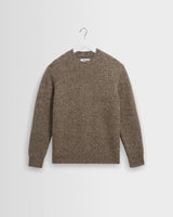 WILDE CREW WOLL-MOHAIR-ZWIRN BRAUN / GRAU