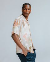Didcot - Pastel And Multicolour Floral Short-Sleeve Shirt