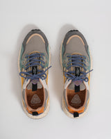 Flower Mountain - Grey Green Suede And Nylon Yamano 3 Trainers