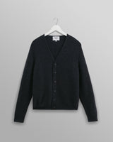 wax london Alban - Navy Mohair Blend Cardigan