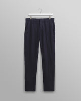 wax london Alp - Midnight Navy Linen Trousers