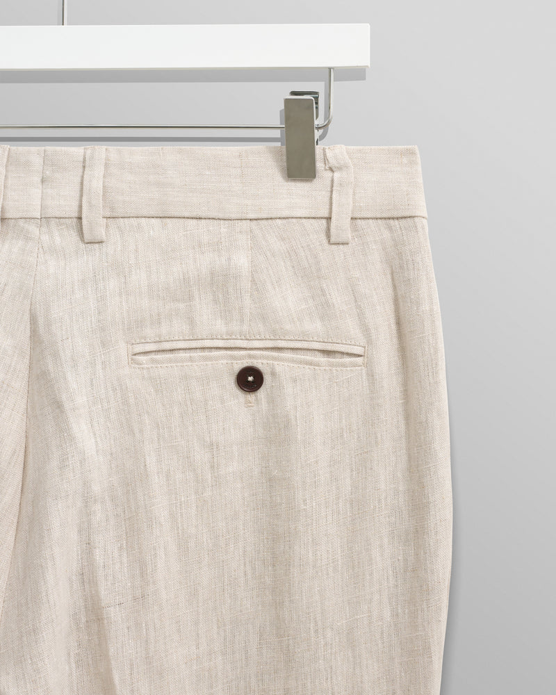 wax london Alp - Natural Linen Trousers