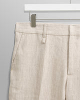 wax london Alp - Natural Linen Trousers