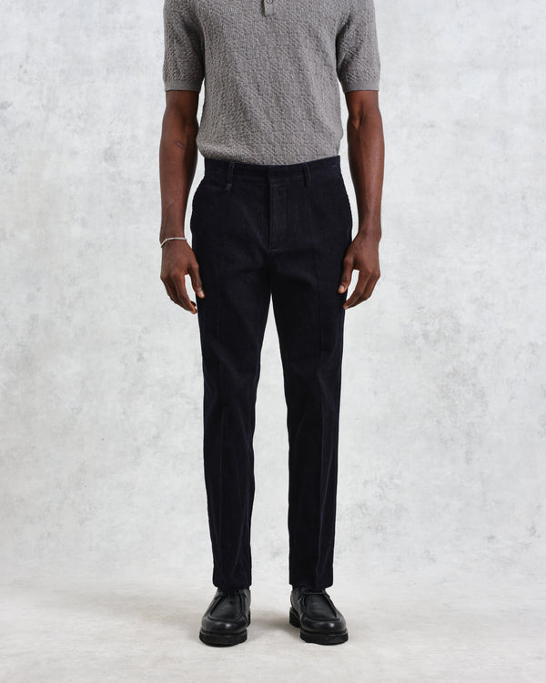 wax london Alp - Navy Corduroy Trousers