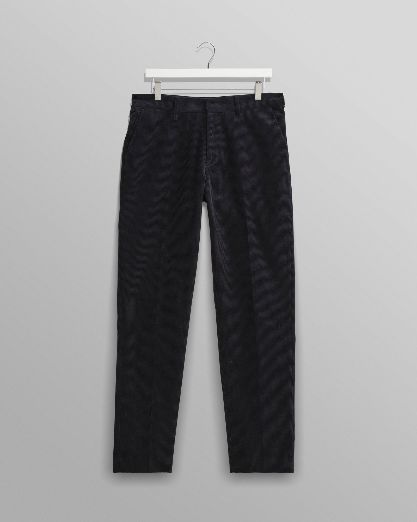 Men's Navy Corduroy Trousers | Wax London
