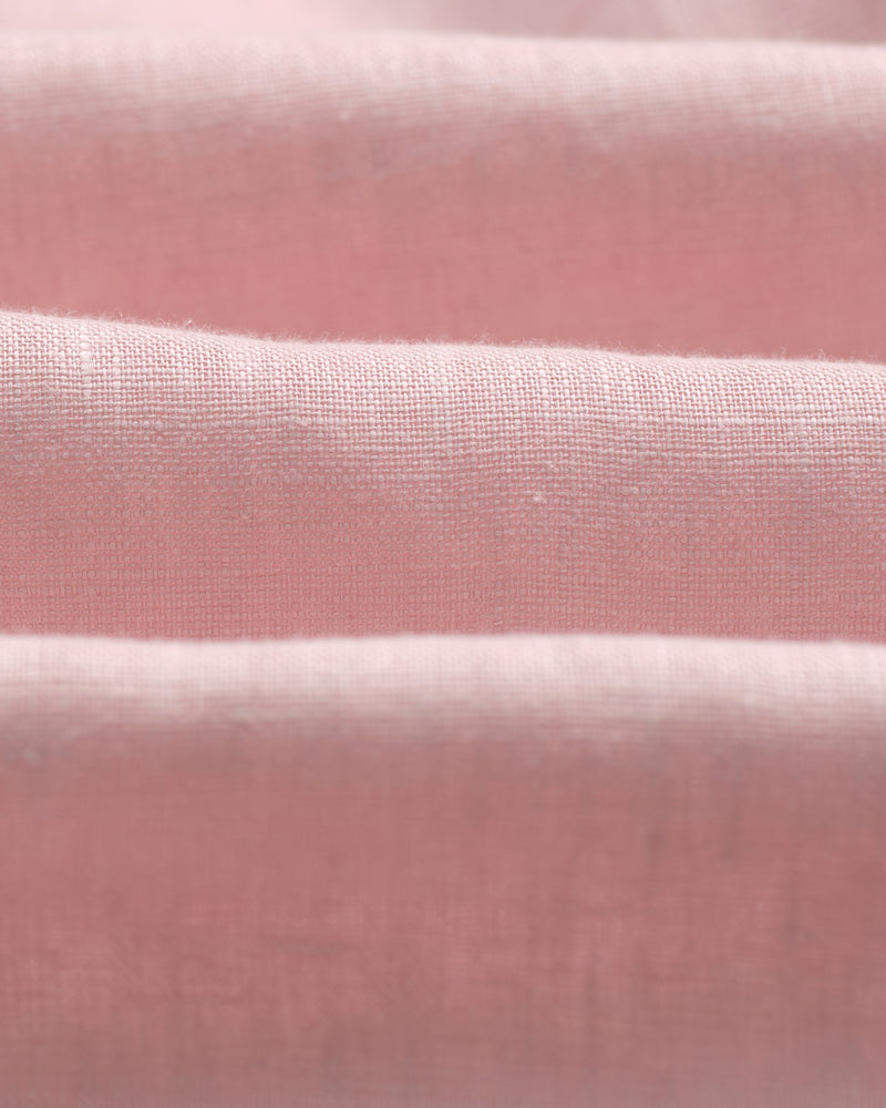 wax london men's Alp - Pale Pink Linen Trousers