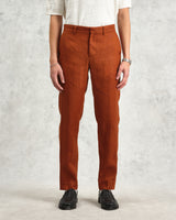 wax london Alp - Rust Linen Trousers