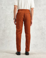 wax london Alp - Rust Linen Trousers