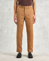 wax london Alp - Tan Linen Trousers