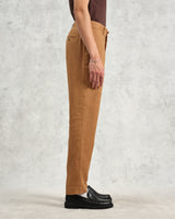 wax london Alp - Tan Linen Trousers