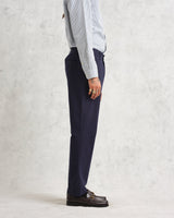 wax london Alp Trousers Navy Seersucker