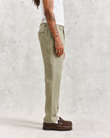 wax london Alp Trousers Pale Green Linen