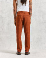 wax london Alp Trousers Rust Linen