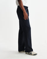 wax london men's Aston - Navy Heavy Twill Trousers