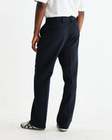 wax london men's Aston - Navy Heavy Twill Trousers