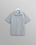 Atwood - Blue Textured Organic Cotton Polo Shirt
