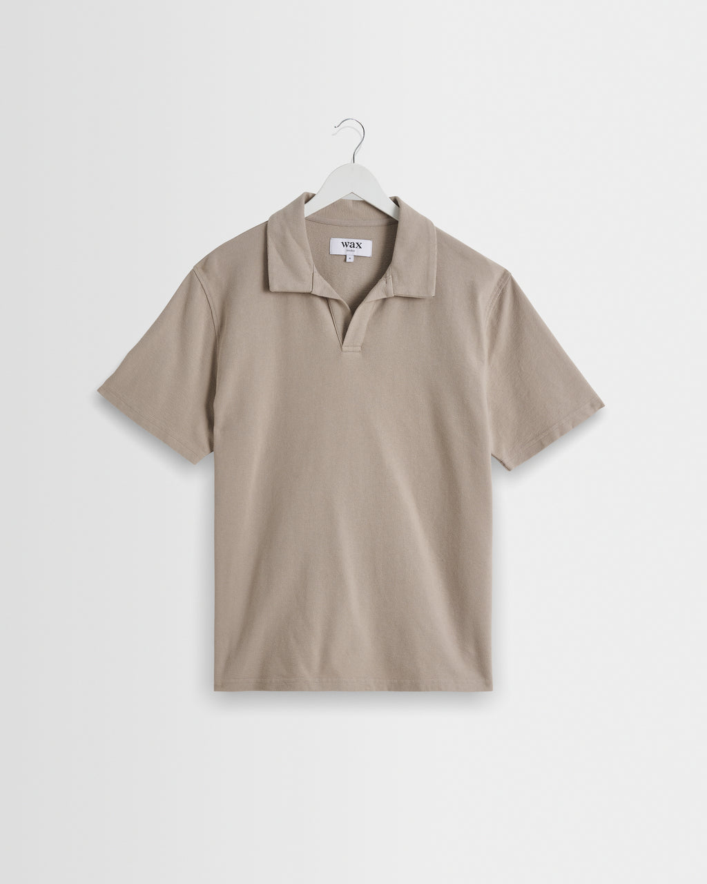 Men's Clay Textured Organic Cotton Polo Shirt | Wax London