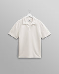 Atwood - Ecru Textured Organic Cotton Polo Shirt