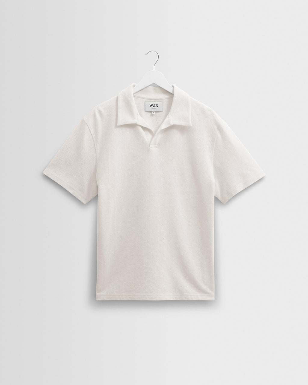 Atwood Ecru Textured Organic Cotton Polo Shirt