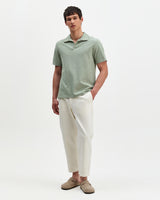 Atwood - Sage Textured Organic Cotton Polo Shirt