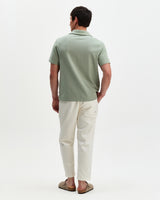 Atwood - Sage Textured Organic Cotton Polo Shirt