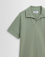 Atwood - Sage Textured Organic Cotton Polo Shirt