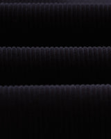 wax london men's Aubyn - Navy Soft Corduroy Pleated Trousers