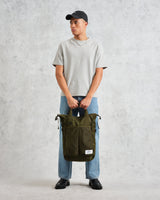 wax london AY Studios - Army Green Water-Resistant Backpack