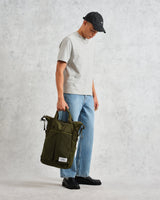 wax london AY Studios - Army Green Water-Resistant Backpack