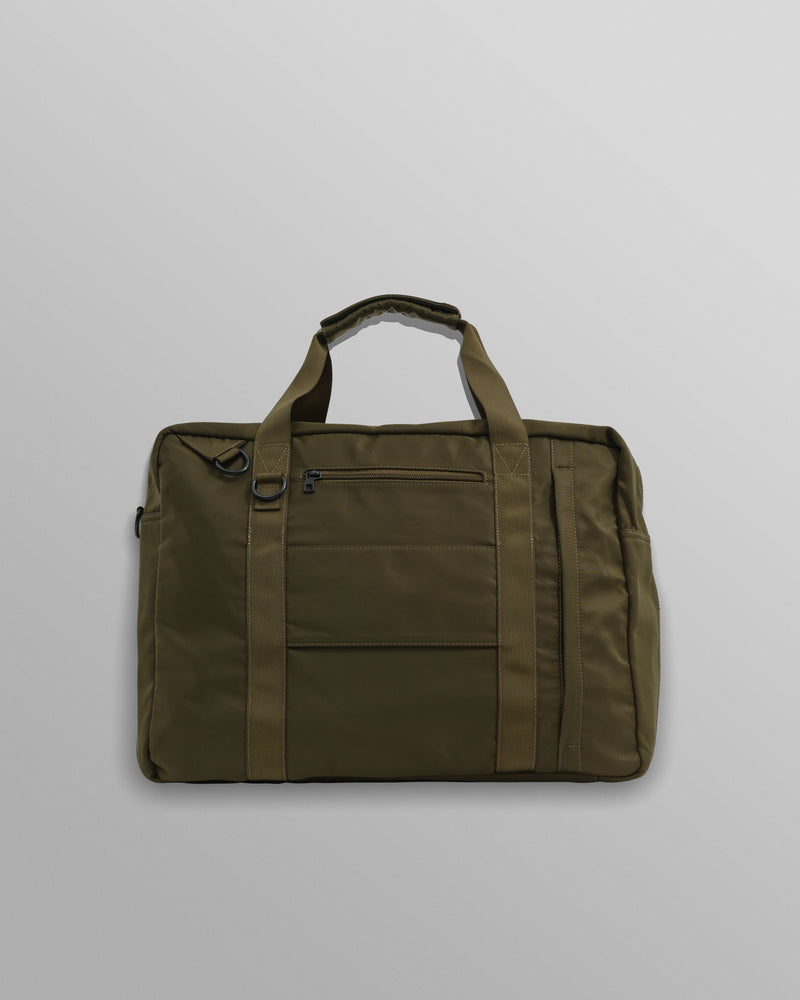 wax london AY Studios - Army Green Water-Resistant Weekend Bag