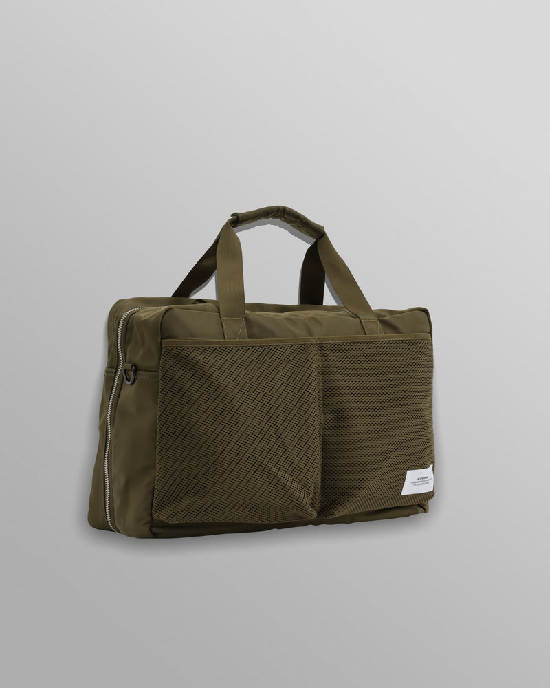 wax london AY Studios - Army Green Water-Resistant Weekend Bag